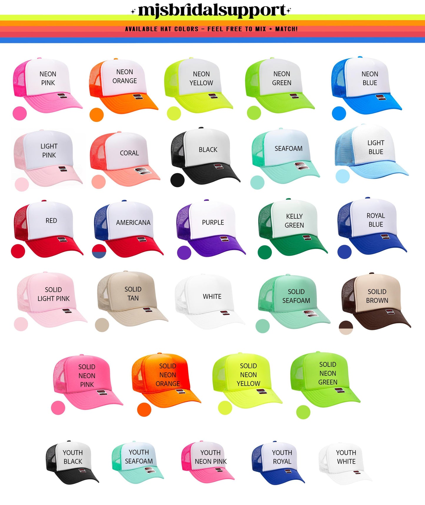 Last Fiesta Bachelorette Hats – Custom Cabana Club Trucker Caps | Cancun, Cabo, Tulum Party Hats